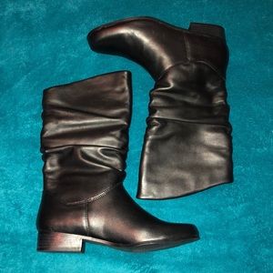 Black Leather Boots